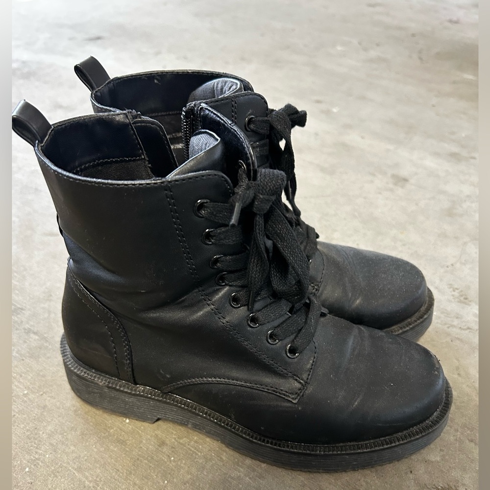 Black Combat Boots